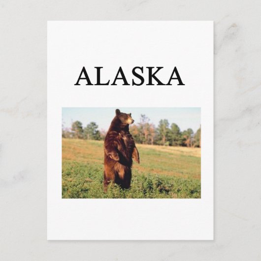 Alaska Postkarte (Vorderseite)