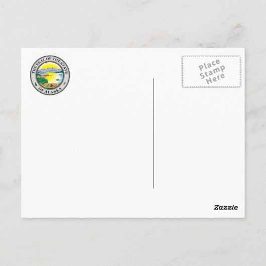 Alaska-Postkarte Postkarte (Rückseite)