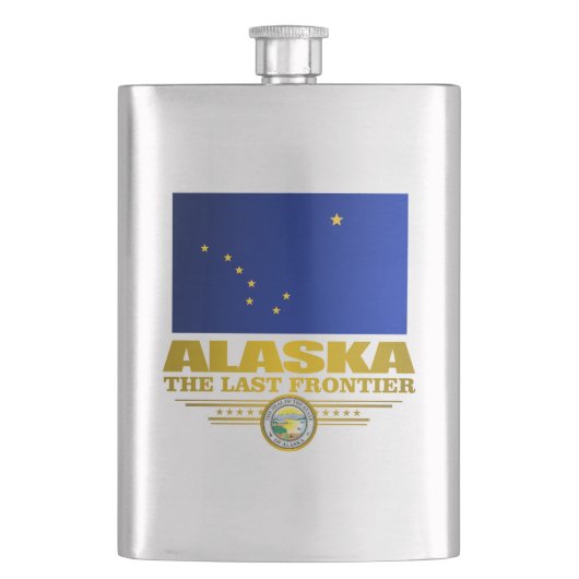 Alaska Pride Flachmann (Vorderseite)