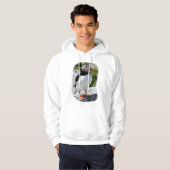 Alaska Puffins füttern farbenfrohe Vögel Hoodie (Vorne ganz)