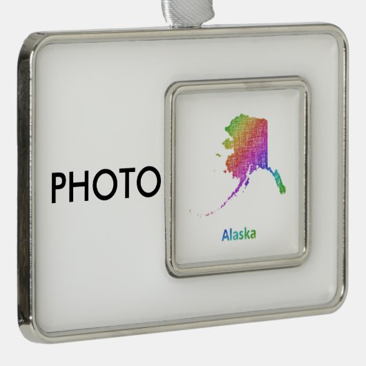 Alaska Rahmen-Ornament Silber (Rechts)