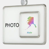 Alaska Rahmen-Ornament Silber (Links)