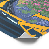 Alaska Railroad Scene - Girdwood, Alaska Poster (Ecke)