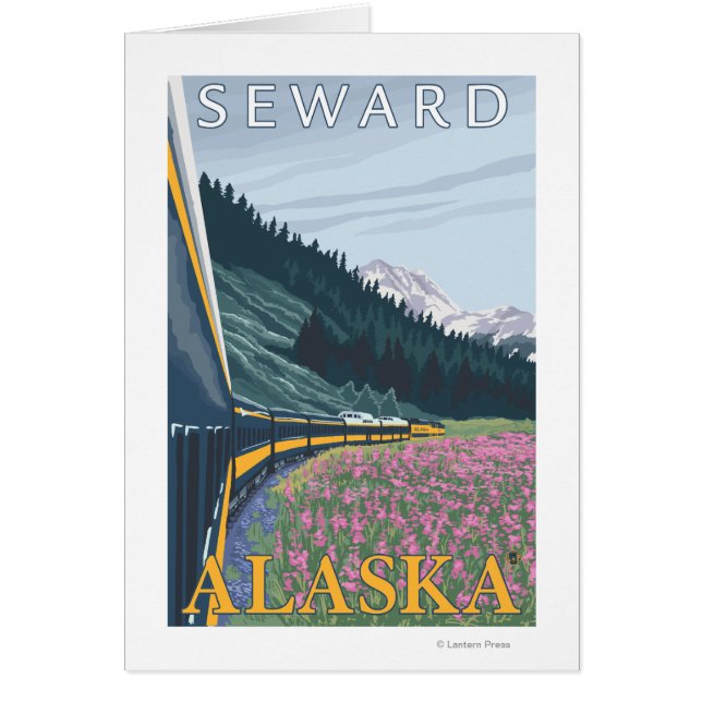 Alaska Railroad Scene - Seward, Alaska (Vorne)