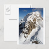 Alaska Range Berge, USA aus der Luft 3 Postkarte (Vorne/Hinten)