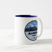 Alaska Range Camping Zweifarbige Tasse (VorderseiteRechts)