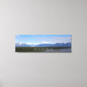 Alaska Range Landschaft Gestrickte Canvas Print Leinwanddruck (Vorderseite)