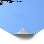 Alaska Range Mountain Landschaft Digitaler Downloa Poster (Ecke)