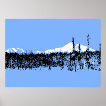 Alaska Range Mountain Landschaft Digitaler Downloa