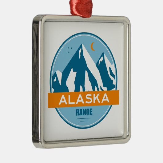Alaska-Range Ornament Aus Metall (Rechts)