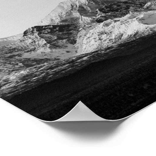 Alaska Range Panorama Poster (Ecke)