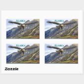 Alaska Rectangle Sticker (Blatt)
