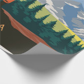 Alaska-Reise Geschenkpapier (Ecke)