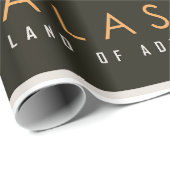 Alaska-Reise Geschenkpapier (Rolleneckpunkt)