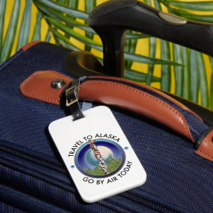 Alaska Reise Logo Gepäckanhänger