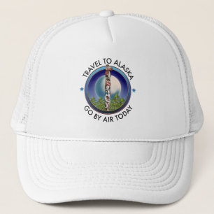 Alaska-Reise-Logo Truckerkappe