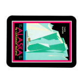 Alaska Reise Magnet (Horizontal)