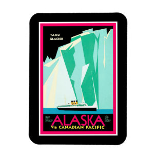 Alaska Reise Magnet