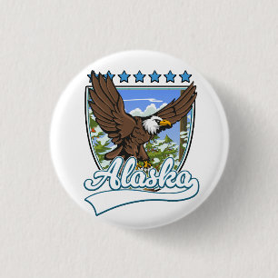 Alaska-Reise-Patch Button