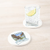 Alaska-Reise-Patch Getränkeuntersetzer (Seite)