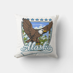 Alaska-Reise-Patch Kissen
