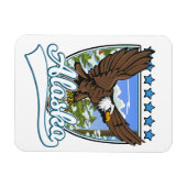 Alaska Reise-Patch Magnet (Horizontal)