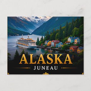 🏔️ Alaska Reise Souvenir Road Trip Reisende 🚗 Postkarte