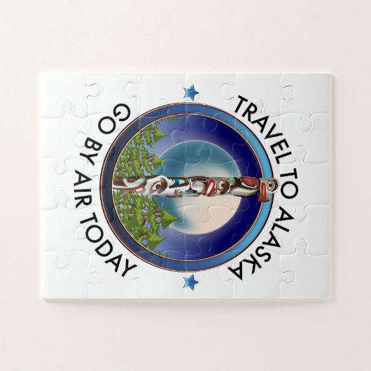 Alaska-Reiselogo Puzzle (Horizontal)