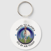 Alaska-Reiselogo Schlüsselanhänger (Rückseite)