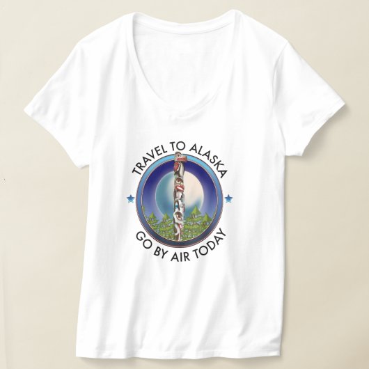Alaska-Reiselogo T-Shirt (Ablage )