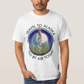 Alaska-Reiselogo T-Shirt (Vorderseite)
