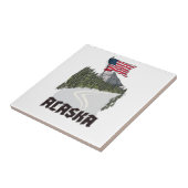 Alaska-Reiseposter Fliese (Seite)