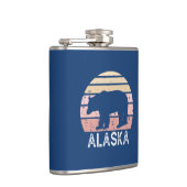 Alaska Retro Bear Flachmann (Rechts)