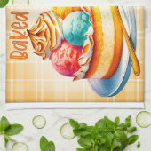 Alaska-Rezept Geschirrtuch (Gefaltet)