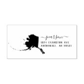 Alaska Rücksendeadresse Briefmarke Selbstinking Permastempel (Design)