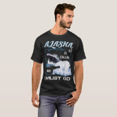 Alaska ruft und ich muss gehen - Funny Cruise T-Shirt (Vorne ganz)