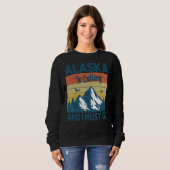 Alaska ruft und ich muss gehen sweatshirt (Vorne ganz)