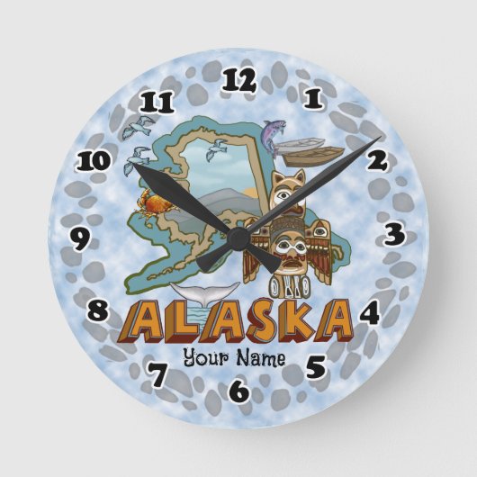 Alaska rund Uhr (Vorderseite)