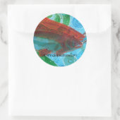 Alaska Runder Aufkleber (Tasche)