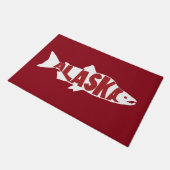 Alaska Salmon Doormat Fußmatte (Schrägansicht)