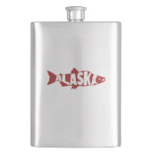 Alaska Salmon Flachmann (Vorderseite)