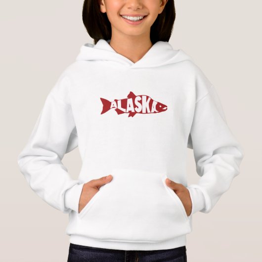 Alaska Salmon Hoodie (Vorderseite)
