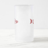 Alaska Salmon Mattglas Bierglas (Mittel)