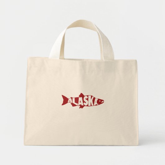 Alaska Salmon Mini Stoffbeutel (Vorne)