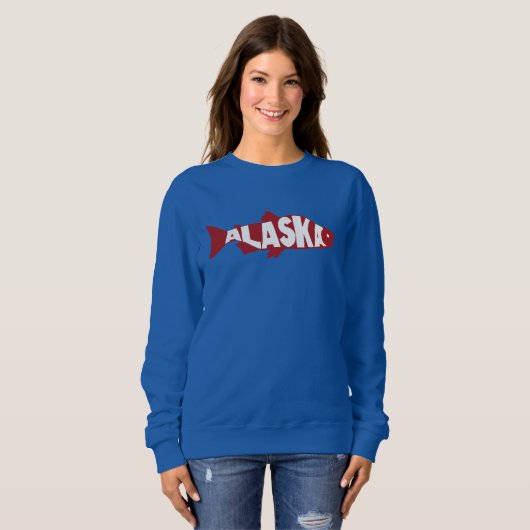 Alaska Salmon Sweatshirt (Vorne ganz)