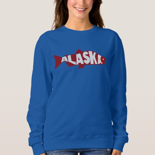 Alaska Salmon Sweatshirt (Vorderseite)