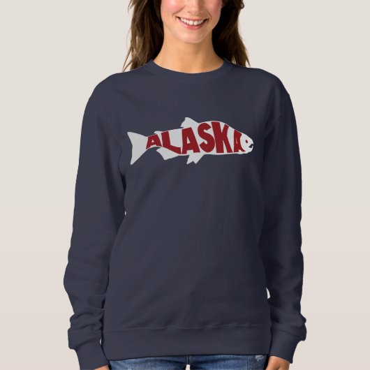 Alaska Salmon Sweatshirt (Vorderseite)