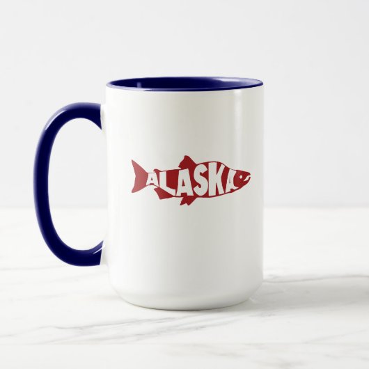 Alaska Salmon Tasse (Links)