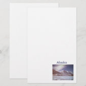 Alaska Scenery Stationery Briefpapier (Vorne/Hinten)