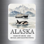 Alaska Schifffahrt Orcas Magnet